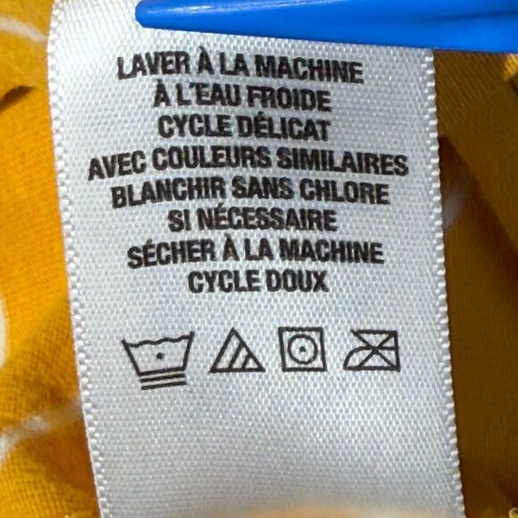 Aeropostale Mens Yellow Polo Shirt Cotton Horizontal Striped Embroidered Logo XL - Picture 8 of 16